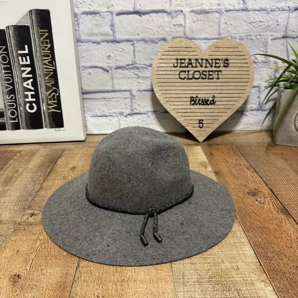 Nordstrom Wide Brim Wool Hat- One Size (Women’s) nwt